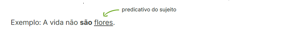 Quando o sujeito estiver no singular e se referir a coisas, e o predicativo for um
substantivo no plural